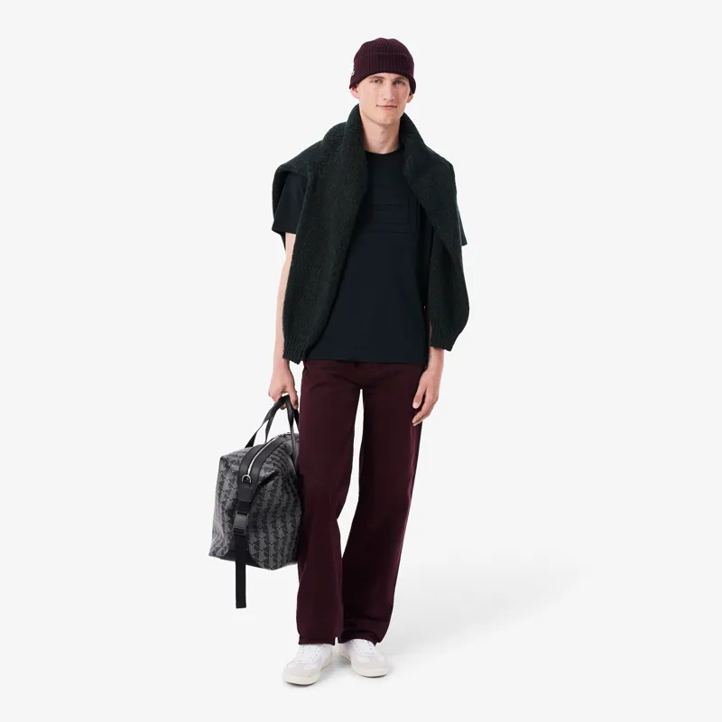Lacoste Ribbed Wool Beanie Oxalis-2