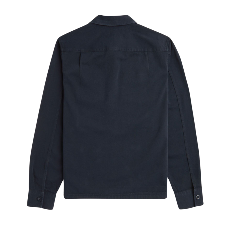 Fred Perry Twill Overshirt Navy-2