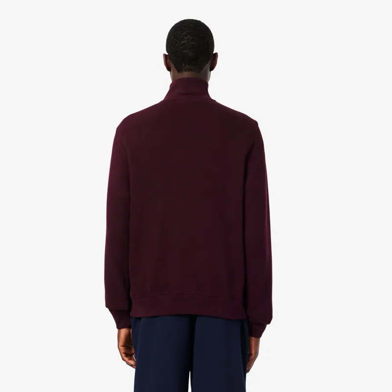 Lacoste Zip Neck Sweatshirt Oxalis-3