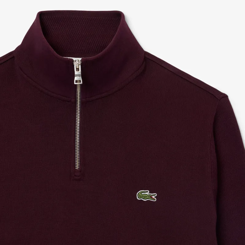 Lacoste Zip Neck Sweatshirt Oxalis-4
