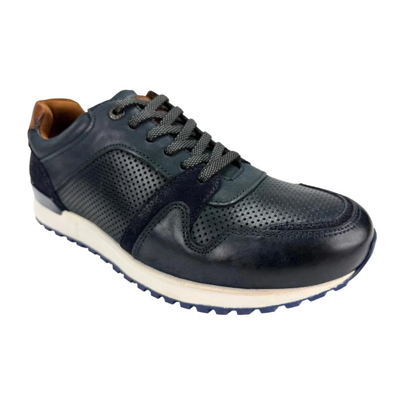 Front Pace Trainers Navy -1