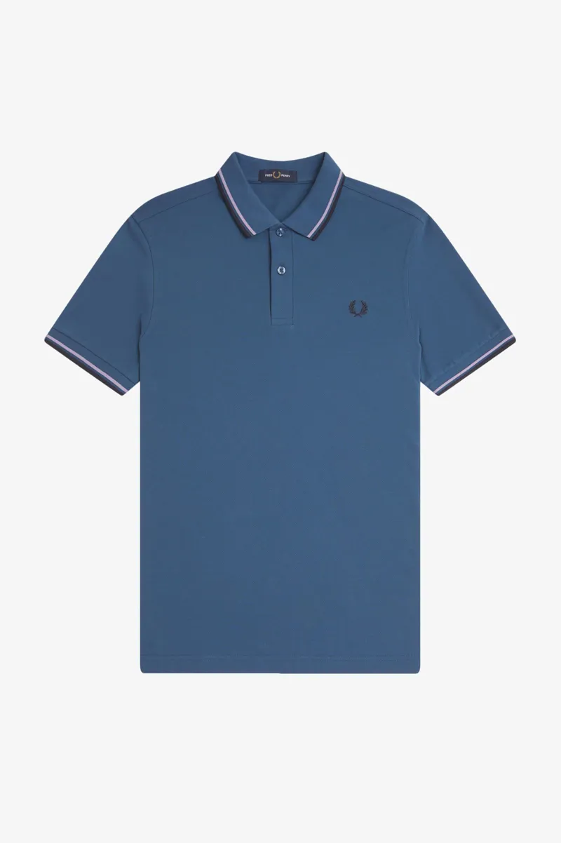 Fred Perry M3600-W98 Polo T-shirt Midnight Blue/Ultraviolet/Navy-1