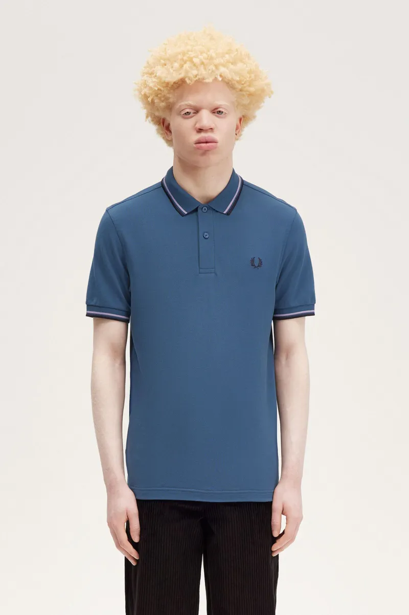 Fred Perry M3600-W98 Polo T-shirt Midnight Blue/Ultraviolet/Navy-3