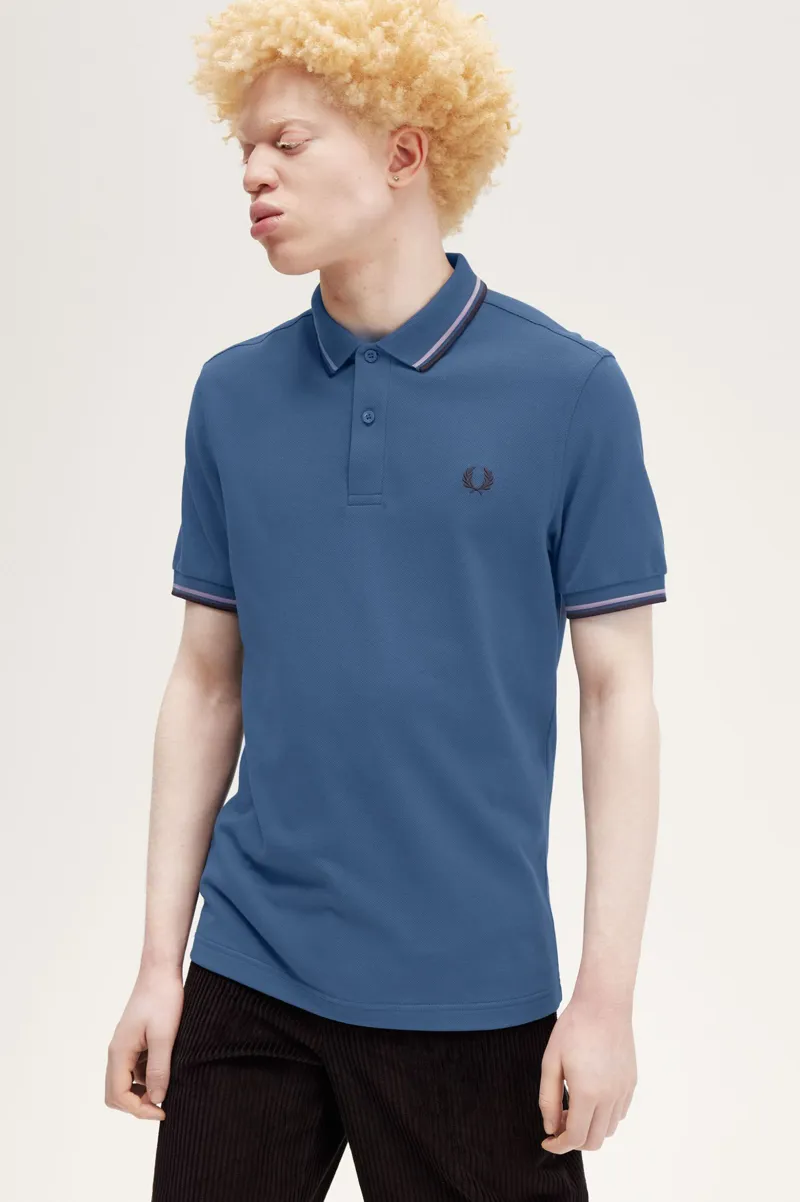 Fred Perry M3600-W98 Polo T-shirt Midnight Blue/Ultraviolet/Navy-5