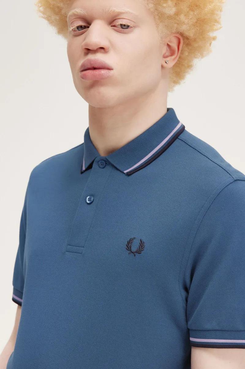 Fred Perry M3600-W98 Polo T-shirt Midnight Blue/Ultraviolet/Navy-6