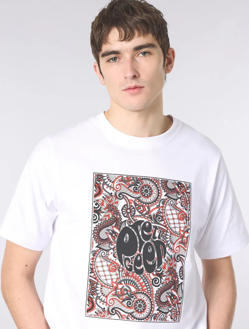 Pretty Green Resonance T-shirt White-4