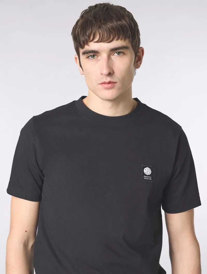 Pretty Green Sinclair T-shirt Black-4