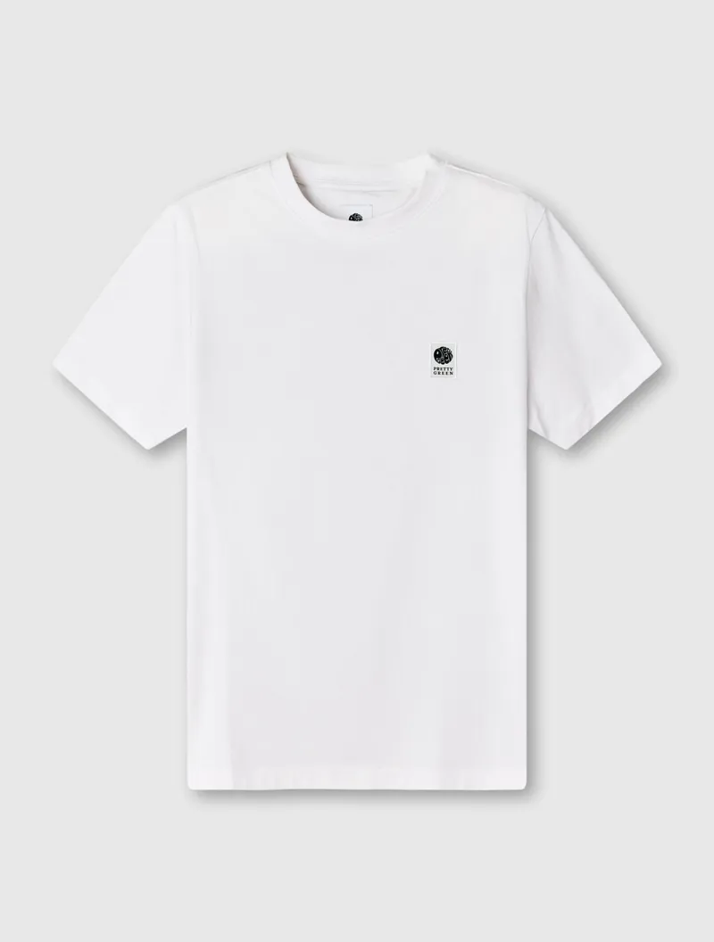 Pretty Green Sinclair T-shirt White-5