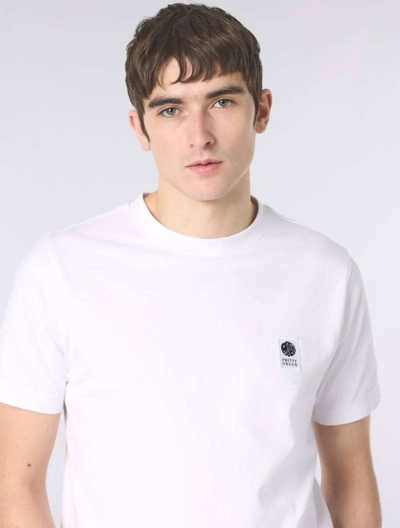 Pretty Green Sinclair T-shirt White-4