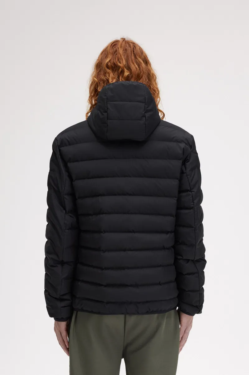 Fred Perry Hooded Insulated Jacket Black-3