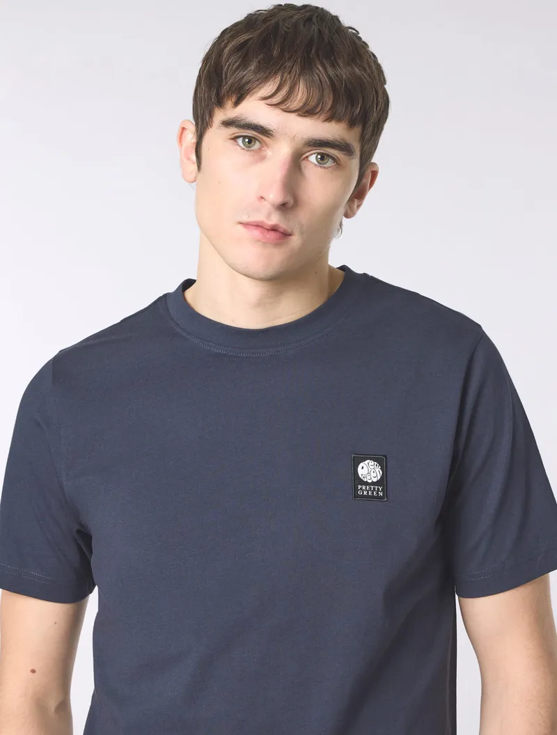 Pretty Green Sinclair T-shirt Navy-4