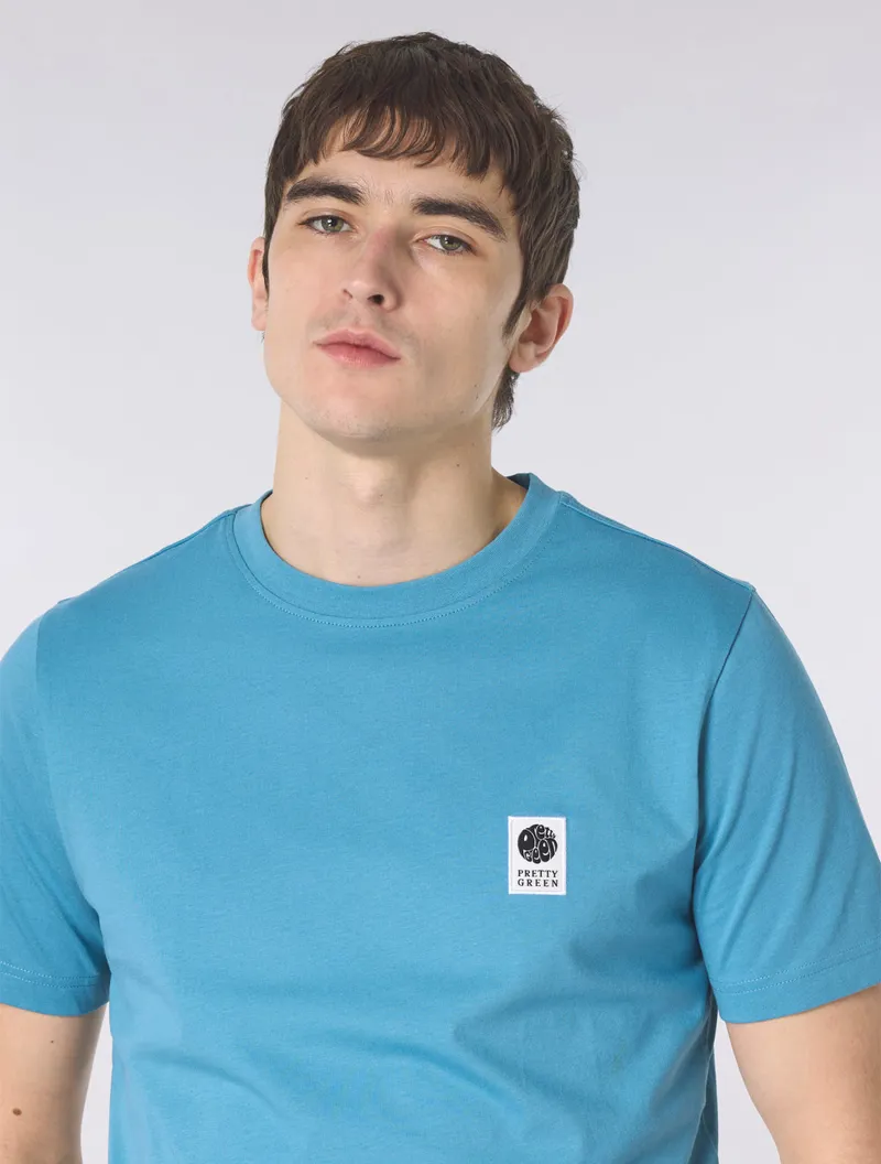 Pretty Green Sinclair T-shirt Blue-4