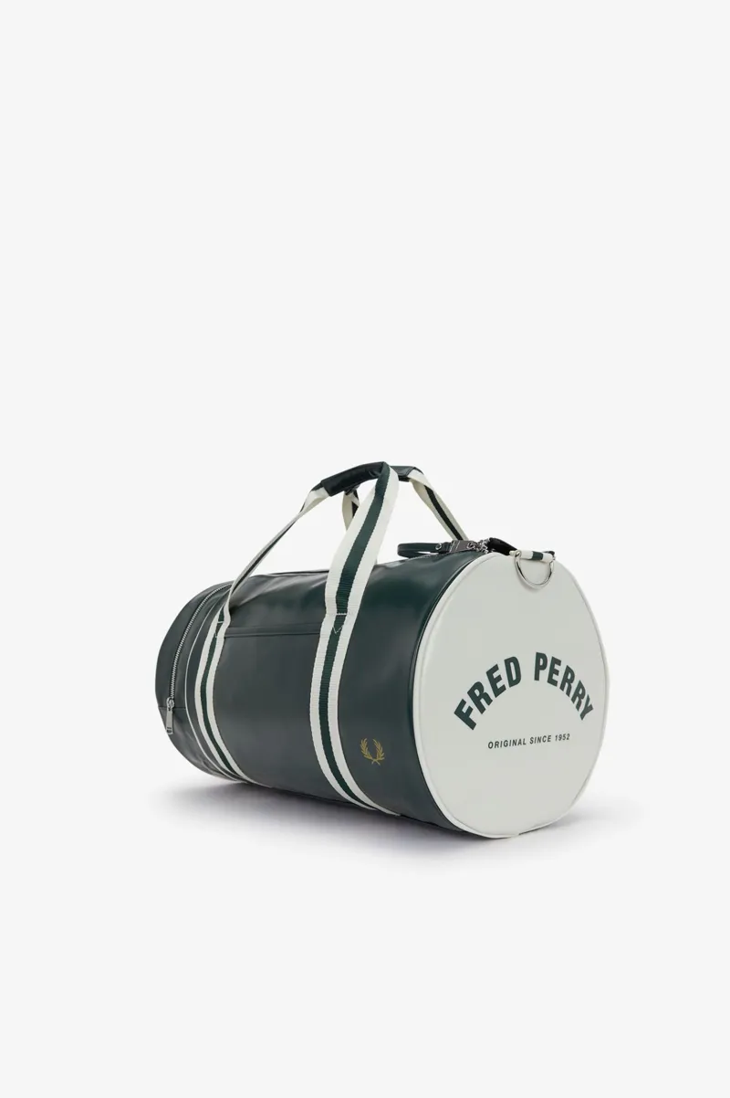 Fred Perry L7255-81A Classic Barrel Bag Grassroots/Ecru-7