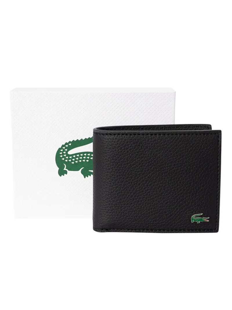 Lacoste Billfold Card Wallet Black-5