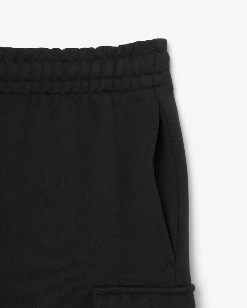 Lacoste Cotton Fleece Jogger Shorts Black-7