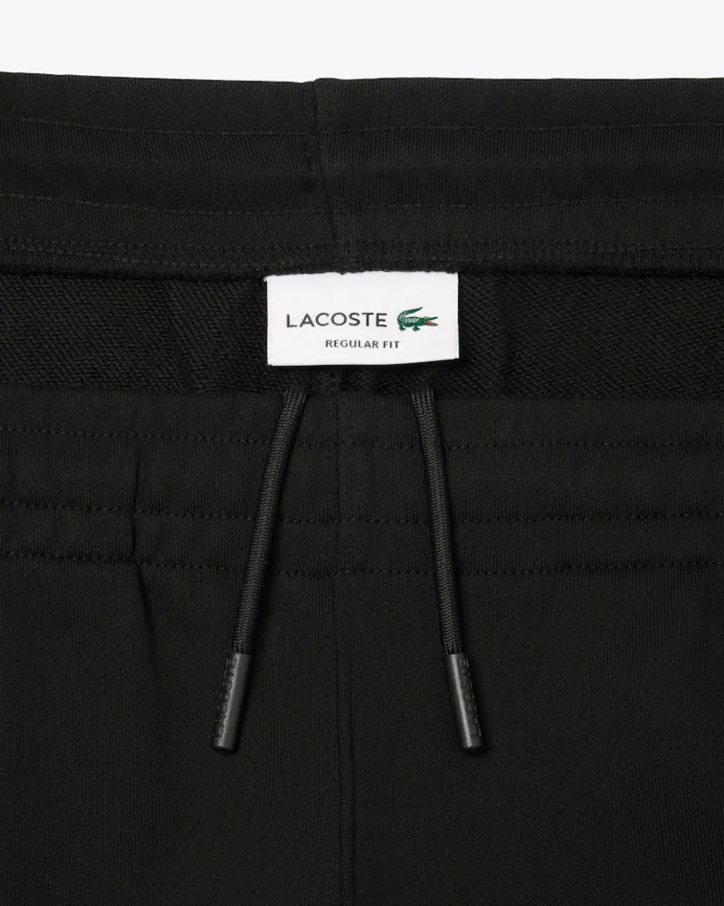 Lacoste Cotton Fleece Jogger Shorts Black-8