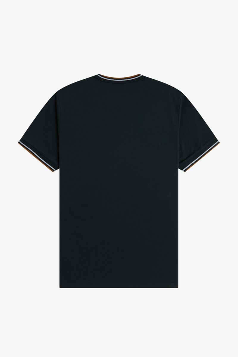 Fred Perry Twin Tipped T-shirt Night Green / Blue / Caramel-6