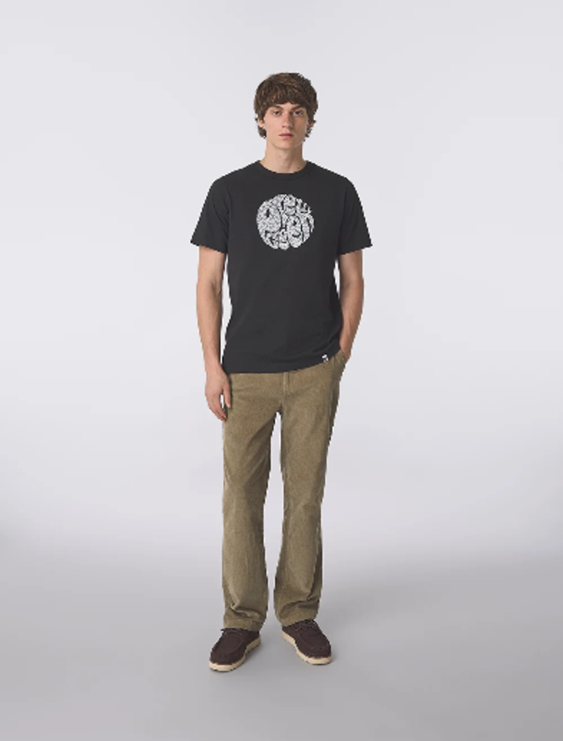 Pretty Green Pulsar Logo T-Shirt Black-4
