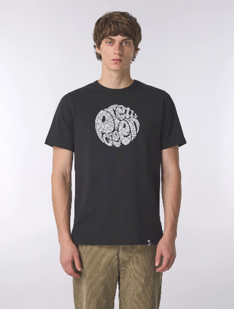 Pretty Green Pulsar Logo T-Shirt Black-3