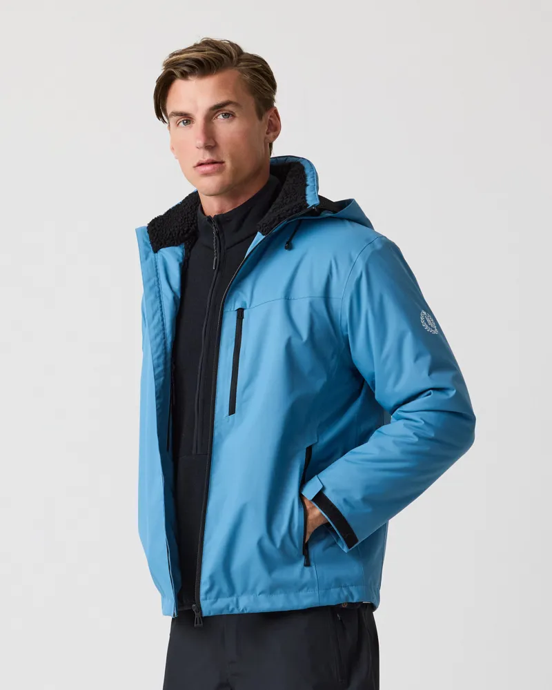 Henri Lloyd Polar Breeze Hooded Jacket Fjord Blue-9