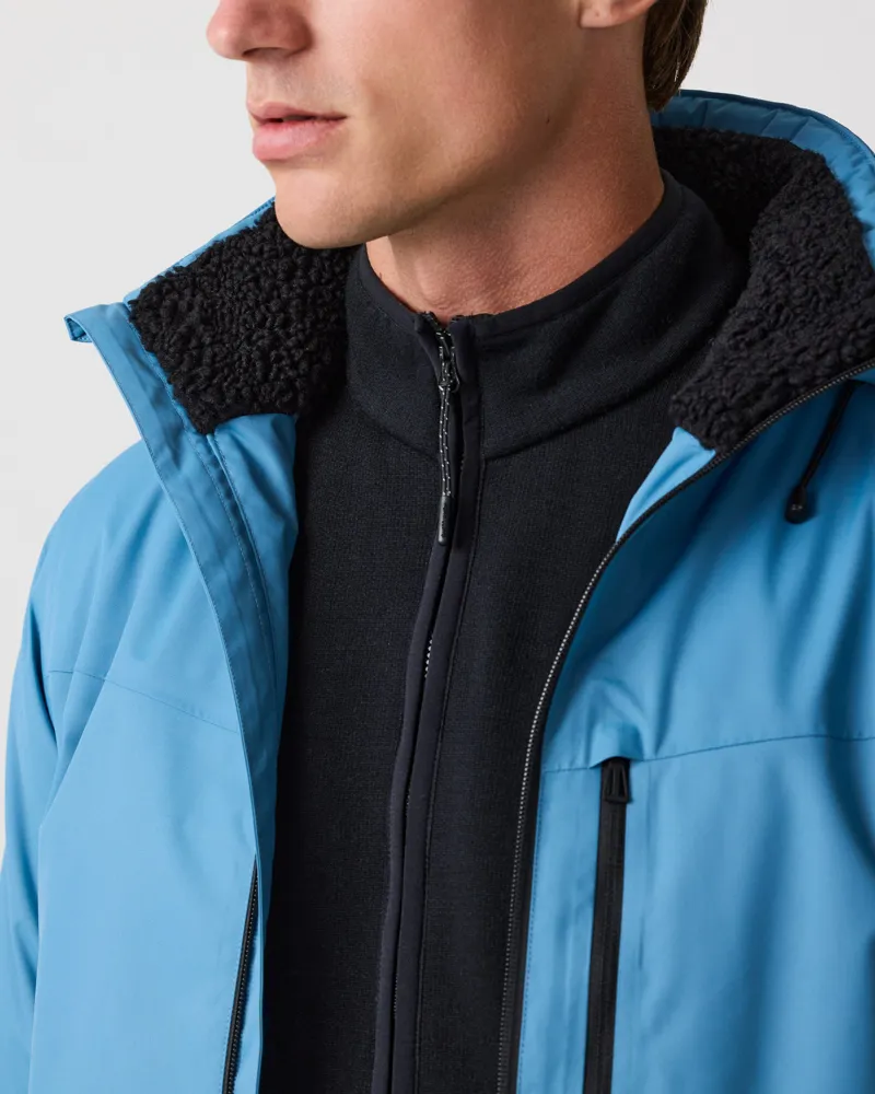 Henri Lloyd Polar Breeze Hooded Jacket Fjord Blue-6