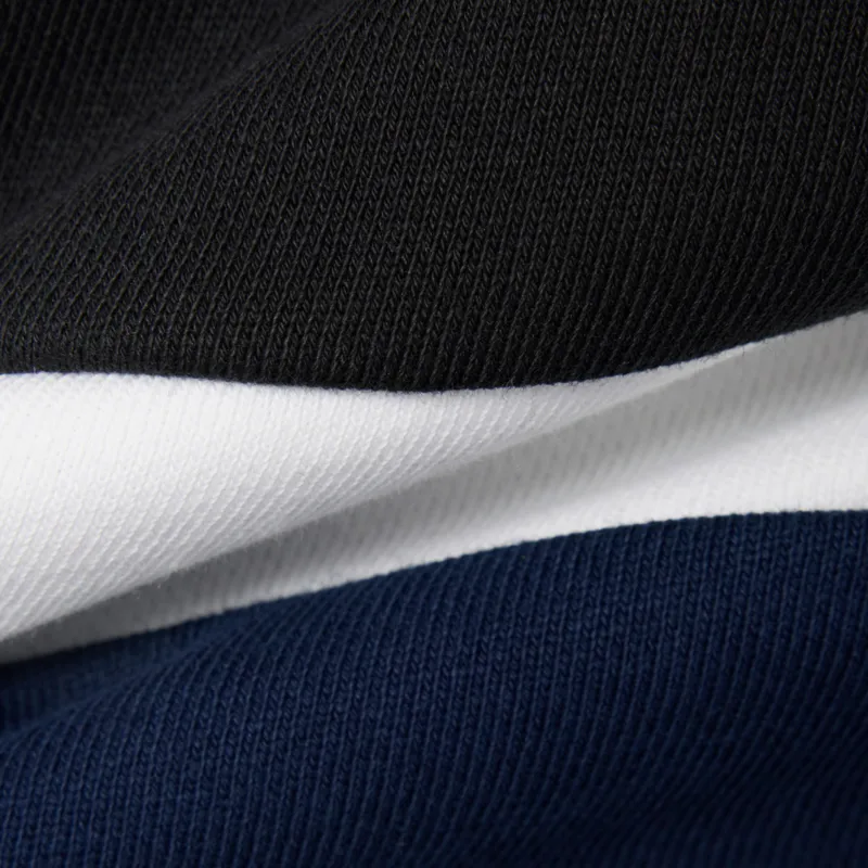 Lacoste Zipped Colour-block Hoodie Black / Navy-7