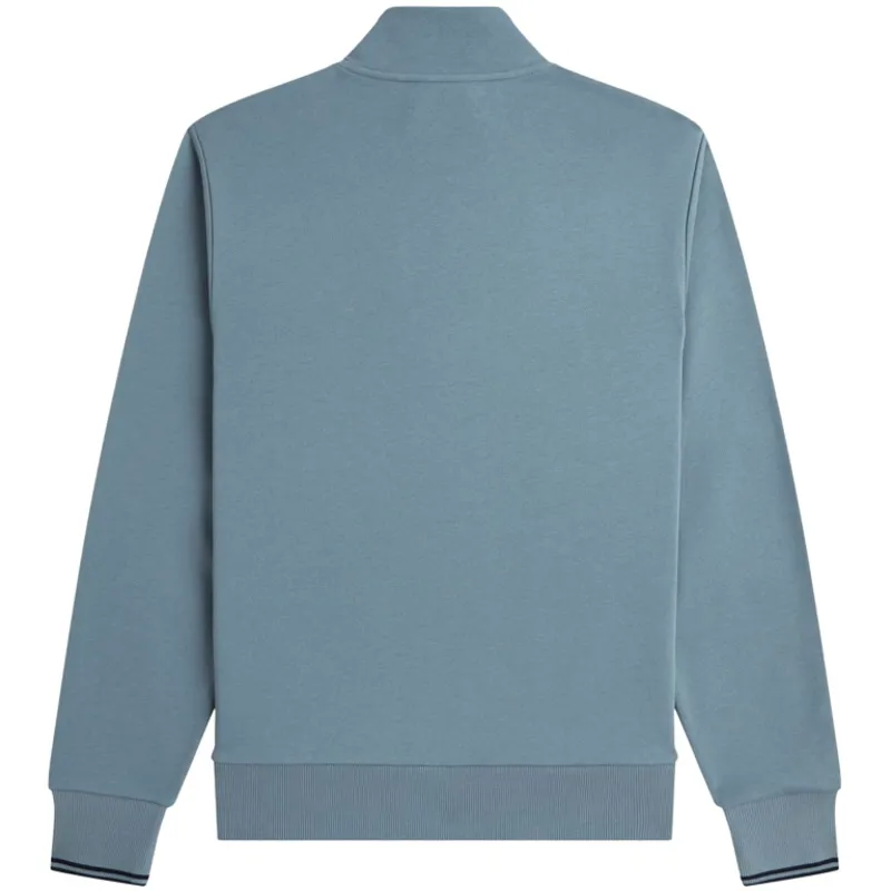 Fred Perry Zip Through Sweatshirt Stockport Blue-1