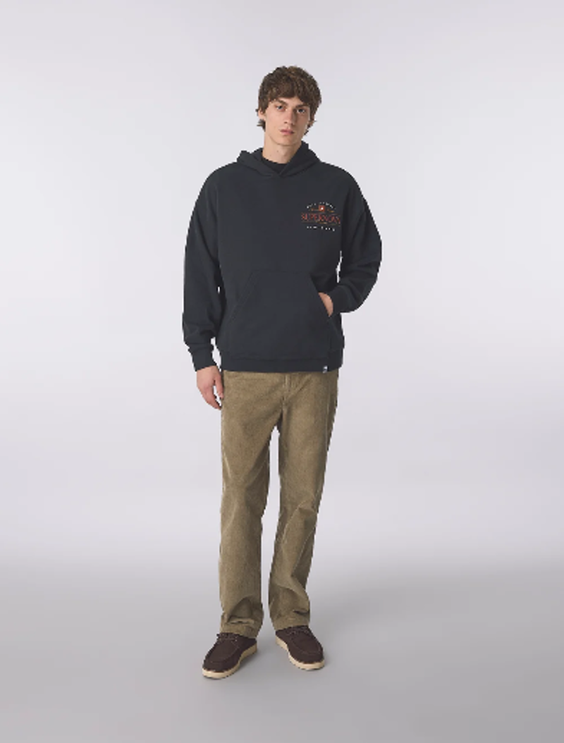 Pretty Green Supernova Hoodie Black -1
