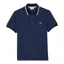 Lacoste Contrast Collar Polo Shirt Blue Chine