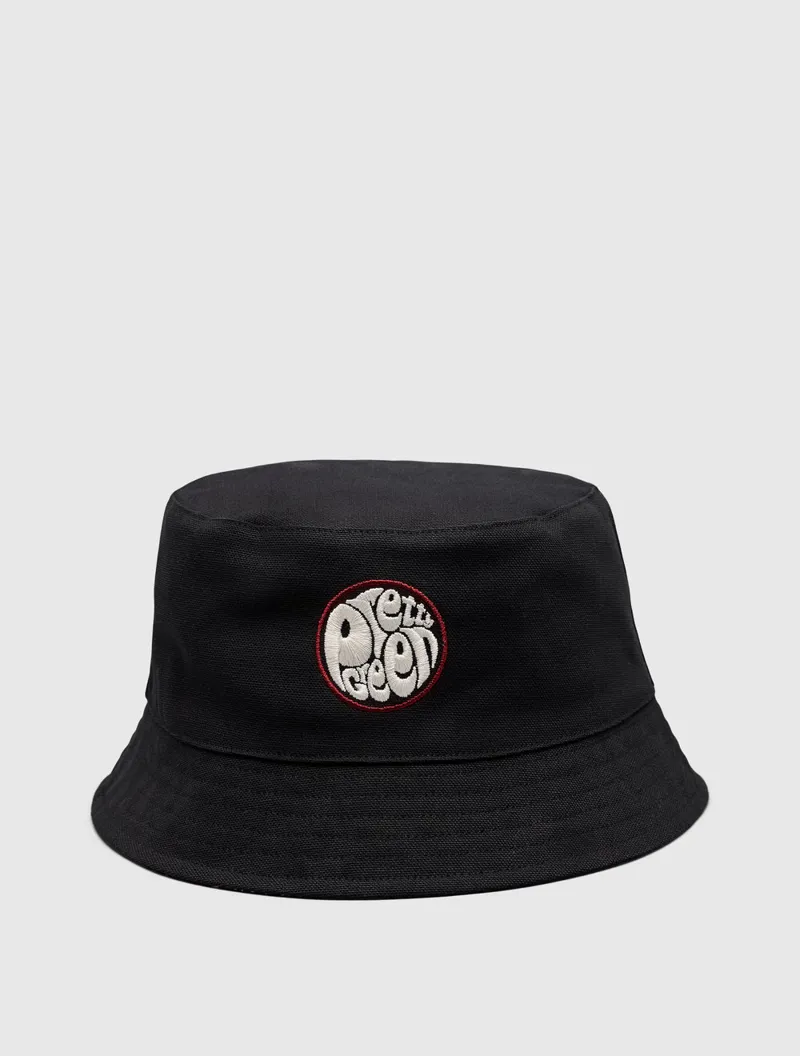 Pretty Green Feltham Reversible Bucket Hat Black-8