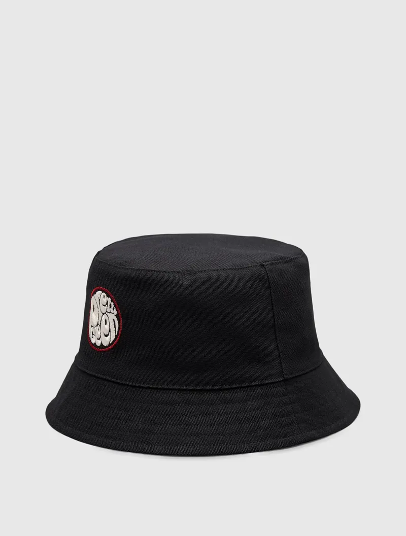 Pretty Green Feltham Reversible Bucket Hat Black-2
