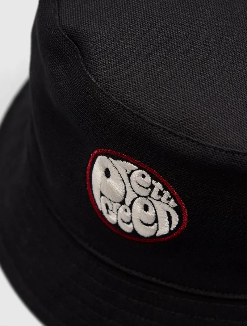 Pretty Green Feltham Reversible Bucket Hat Black-3