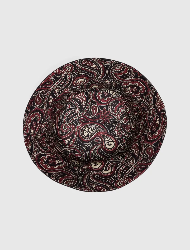 Pretty Green Feltham Reversible Bucket Hat Black-5