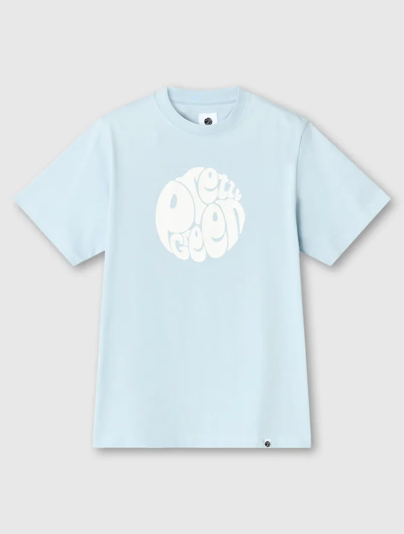 Pretty Green Gillespie Logo T-shirt Sky Blue-5