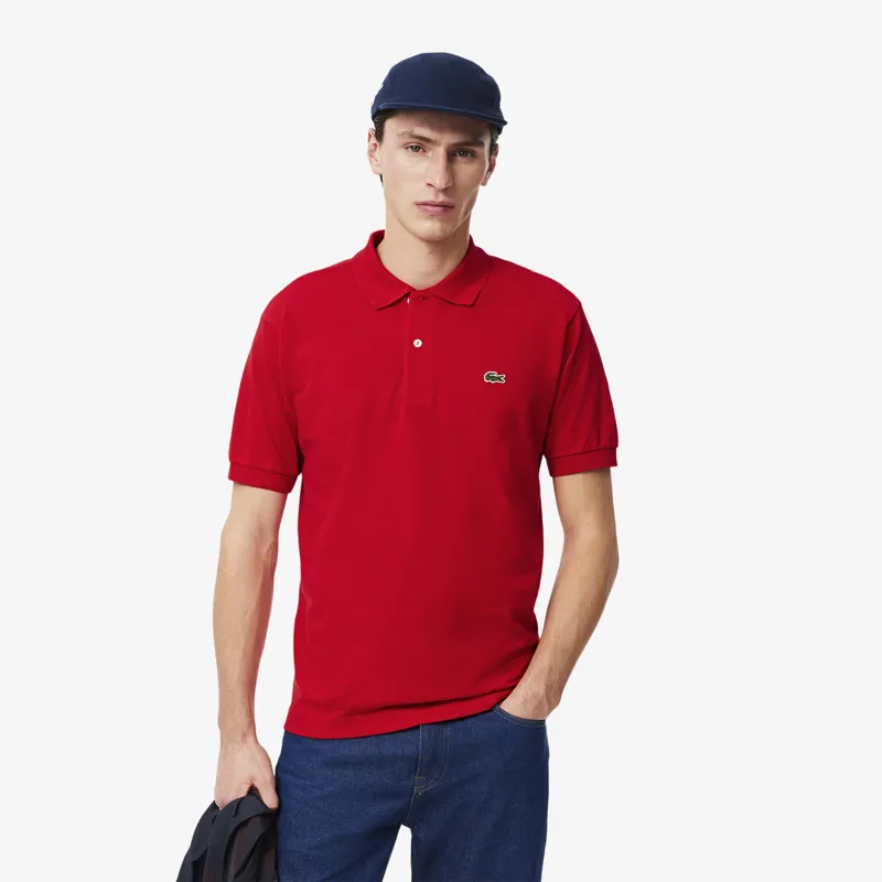 Lacoste Classic Fit Polo T-shirt Red-5