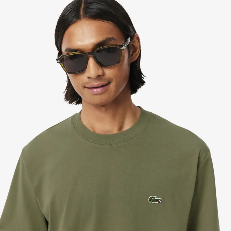 Lacoste Classic Fit Cotton T-shirt Khaki-3