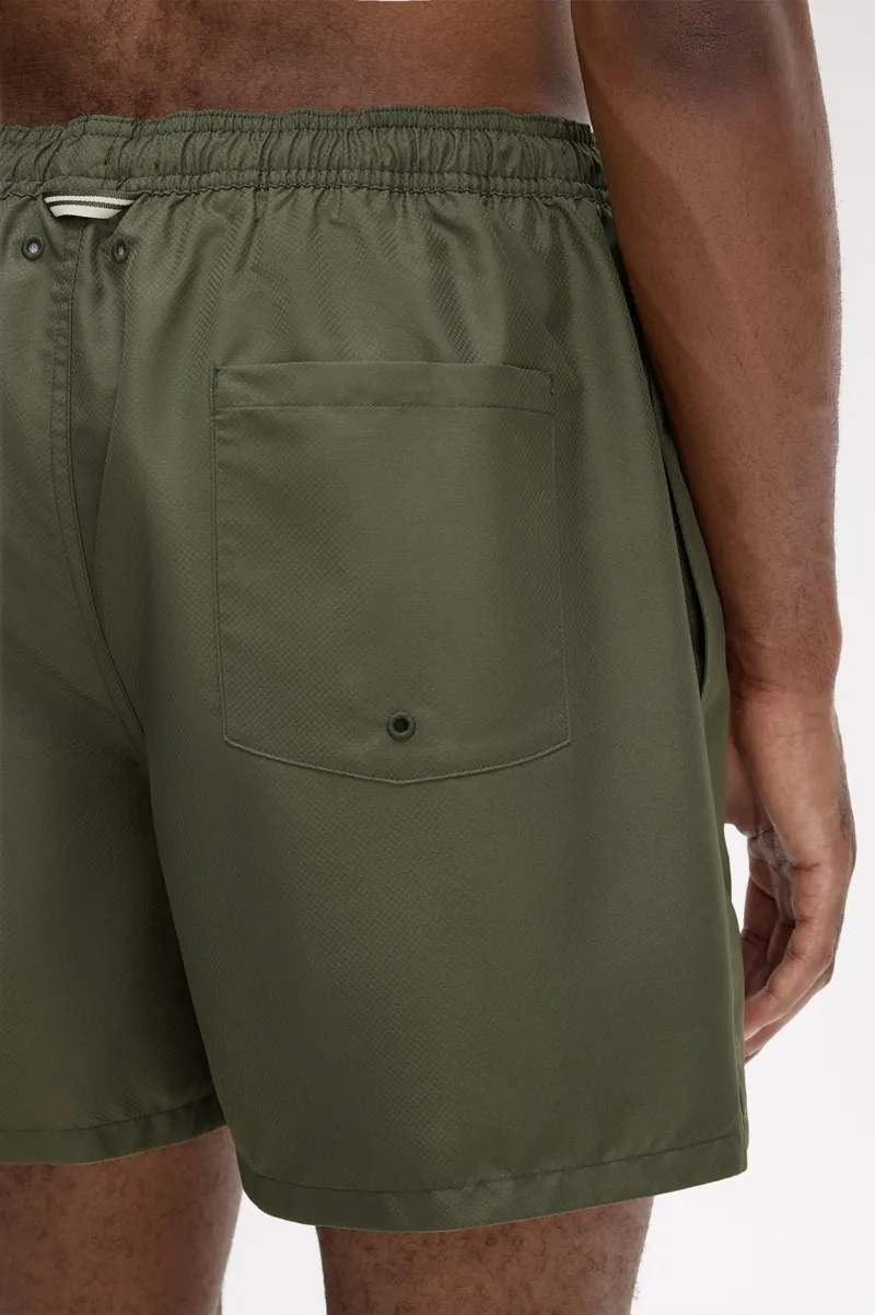 Fred Perry Swim Shorts Laurel Wreath Green-2