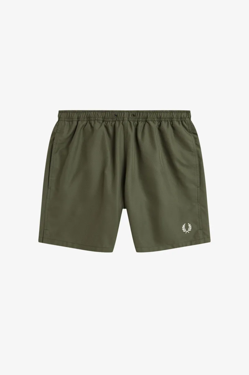 Fred Perry Swim Shorts Laurel Wreath Green-4