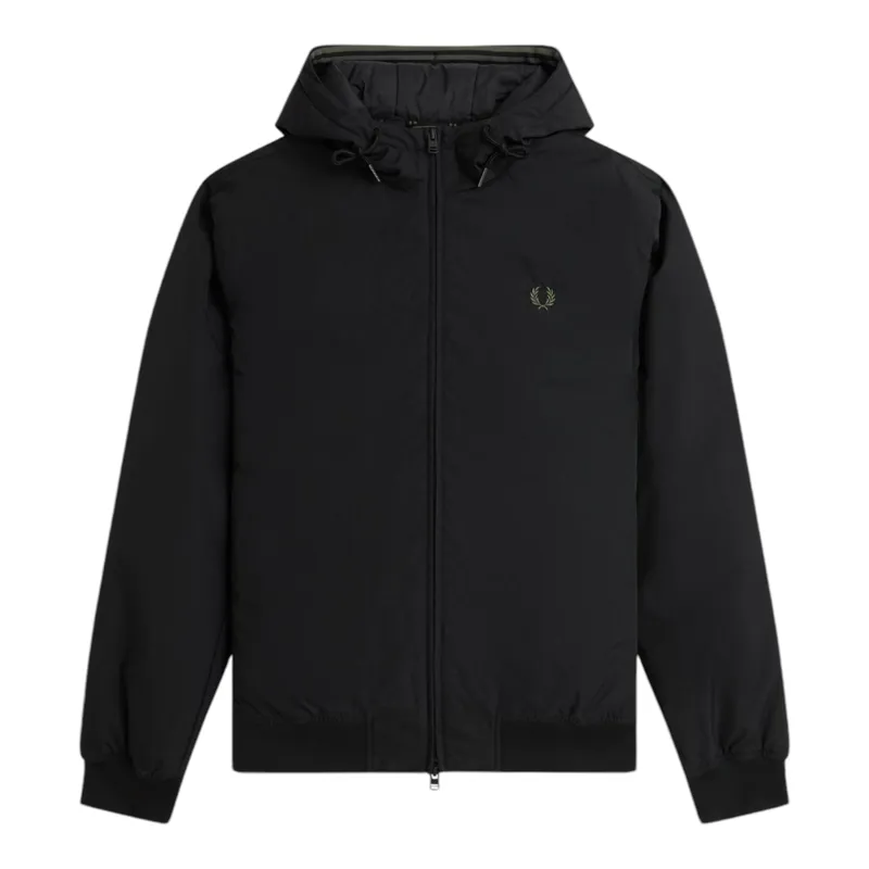Fred Perry Hooded Brentham Jacket Black XL ONLY LAST ONE