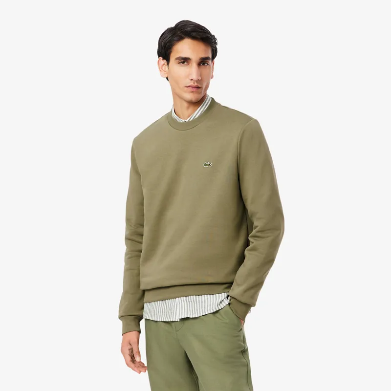 Lacoste Crew Sweatshirt Khaki-1