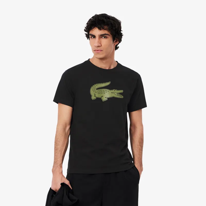 Lacoste 3D Crocodile T-shirt Black/Khaki-1