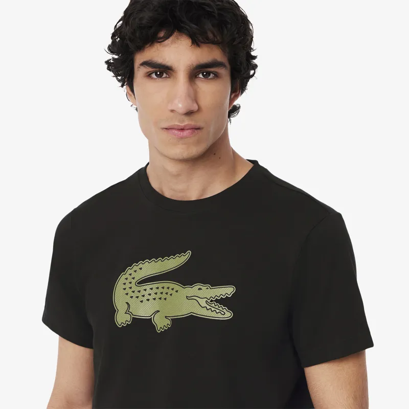 Lacoste 3D Crocodile T-shirt Black/Khaki-2
