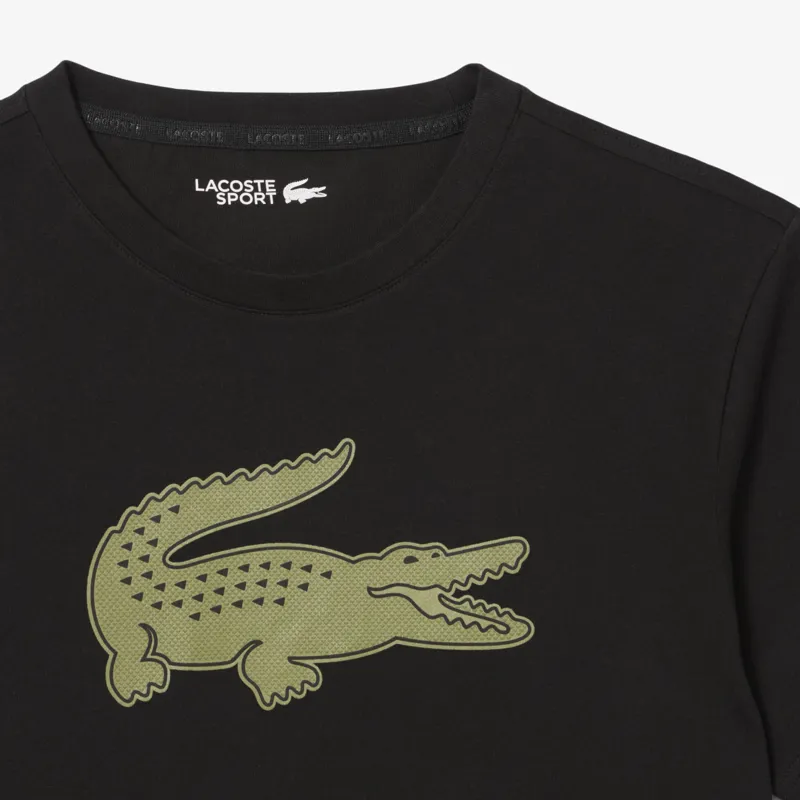 Lacoste 3D Crocodile T-shirt Black/Khaki-4