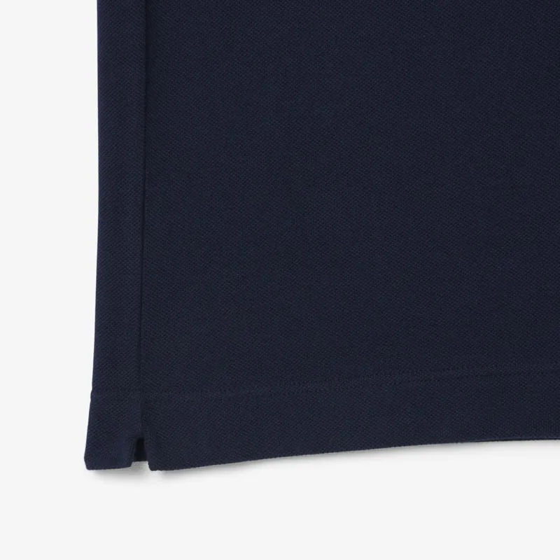 Lacoste Contrast Collar Classic Fit Polo T-shirt Navy-5