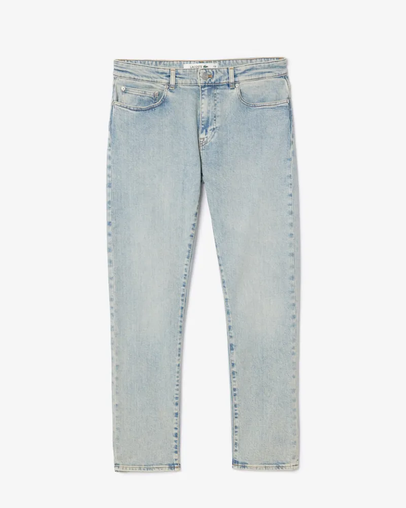Lacoste 5 Pocket Slim Fit Indigo Blue Jeans-4