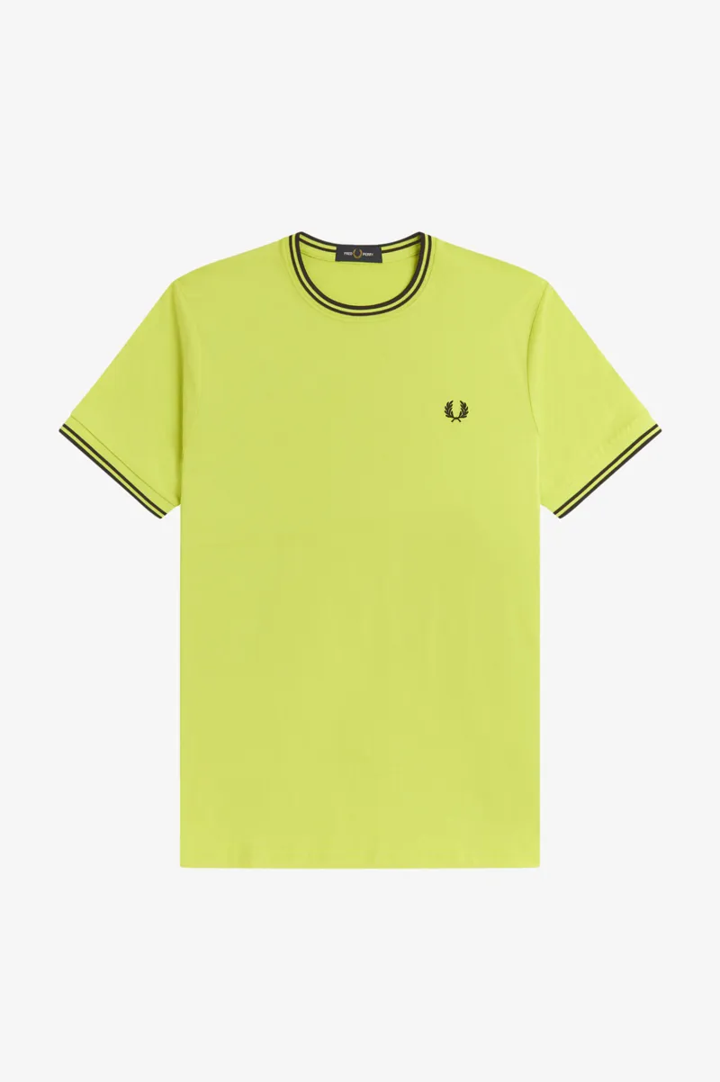 Fred Perry Twin Tipped T-Shirt Citron / Black-6