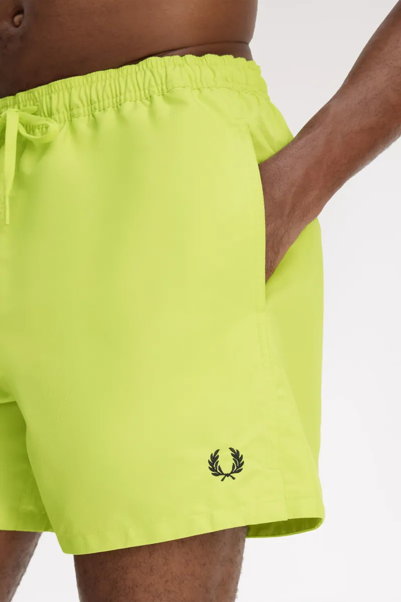 Fred Perry Swim Shorts Citron / Black-1