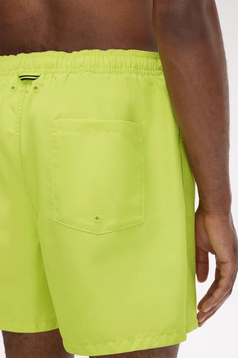 Fred Perry Swim Shorts Citron / Black-3