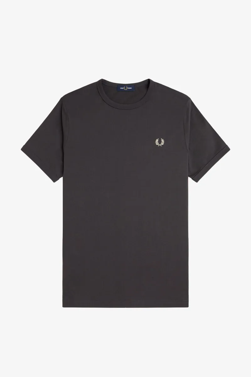 Fred Perry M3519-Y93 Ringer T-shirt Anchor Grey-7