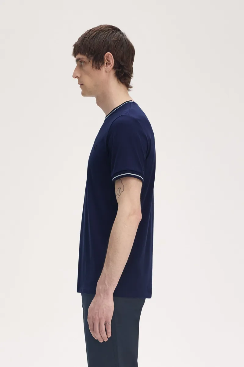 Fred Perry Twin Tipped T-shirt Tennis Blue-4
